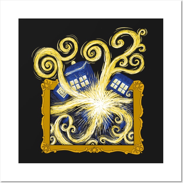 Exploding Tardis - Doctor Who Wall Art by Creighcreigh